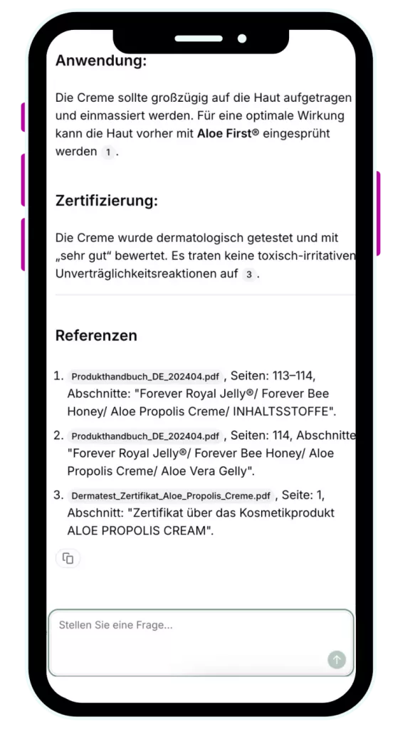 Aiuno Screen Usage Sources mobile